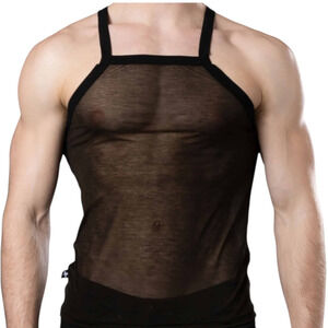Andrew Christian Sheer Burnout Tank Large
